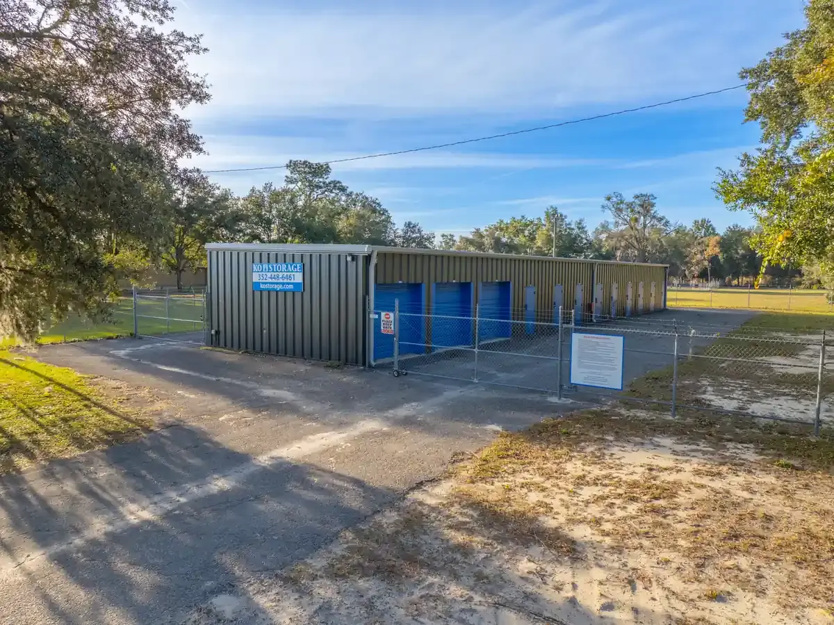 gated storage facility KO Storage of Keystone Heights, FL
